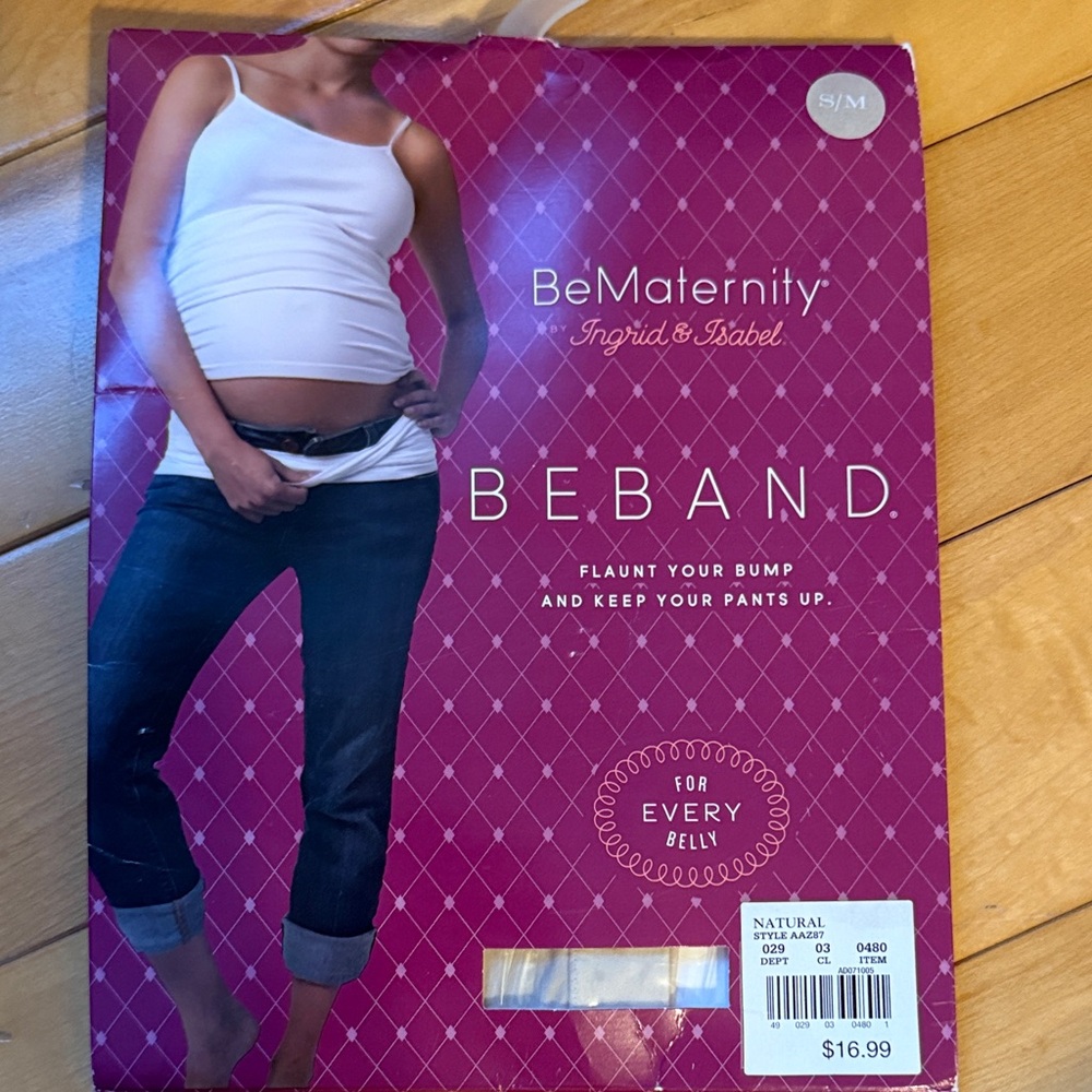 BeMaternity BeBand in White and Pink Brand New in package